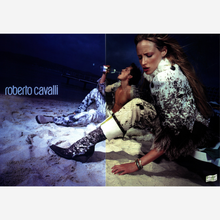 Carica l'immagine nel visualizzatore di Gallery, Roberto Cavalli Wool and shearling coat F/W 1999