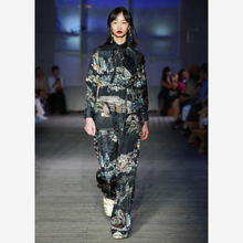 Carica l'immagine nel visualizzatore di Gallery, Chloè Silk Printed Trousers Runway Resort 2020