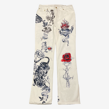 Carica l'immagine nel visualizzatore di Gallery, Roberto Cavalli "Tattoo" Jeans S/S 2003