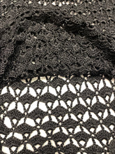 Carica l'immagine nel visualizzatore di Gallery, Dolce & Gabbana "Black Knit Crochet" Maxi Skirt S/S 1997
