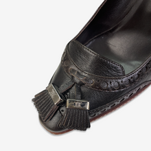 Carica l'immagine nel visualizzatore di Gallery, Celine Leather Tassel Loafers Pumps 2000s