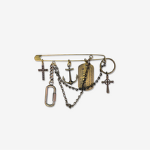 Carica l'immagine nel visualizzatore di Gallery, Rare Jean Paul Gaultier "Safety Pins Charms" 1980s