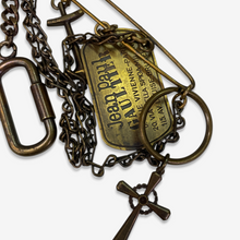Carica l'immagine nel visualizzatore di Gallery, Rare Jean Paul Gaultier "Safety Pins Charms" 1980s