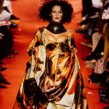 Carica l'immagine nel visualizzatore di Gallery, Vivienne Westwood Velvet Print Jeans "Anglomania" F/W 1993