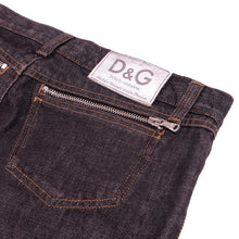 Carica l'immagine nel visualizzatore di Gallery, D&G Vintage Dark Denim Zipper Jeans