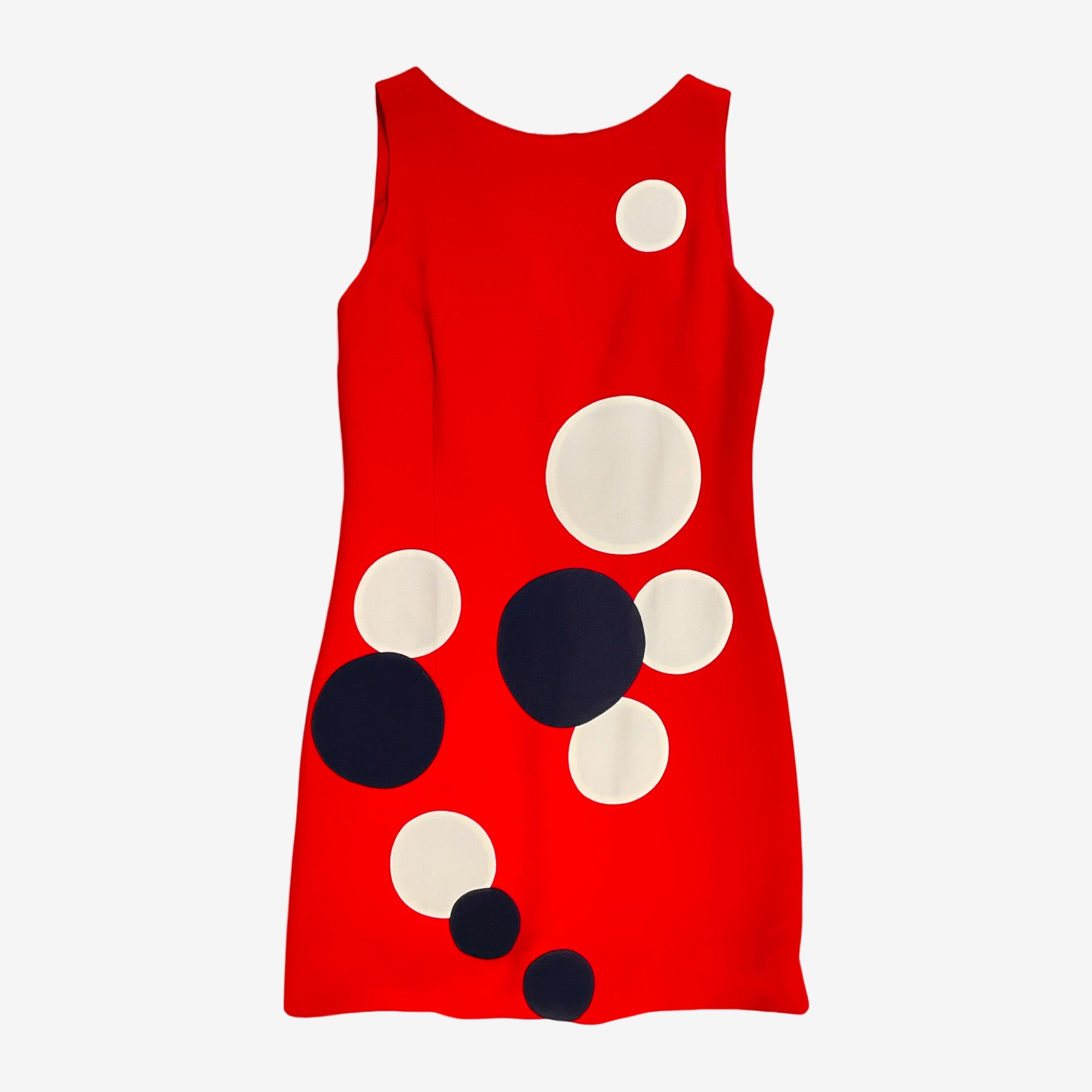 Moschino "Cheap and Chic" Polka Dots Red Dress  SANGUEBLU VENEZIA