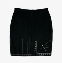 Carica l'immagine nel visualizzatore di Gallery, Moschino Vintage Love Charts + Graphs Skirt