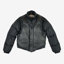 Carica l'immagine nel visualizzatore di Gallery, Supreme/Schott Down Leather Vest Puffy Jacket