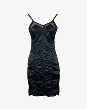 Carica l&#39;immagine nel visualizzatore di Gallery, Dolce &amp; Gabbana &quot;Black Corset&quot; Dress F/W 1991
