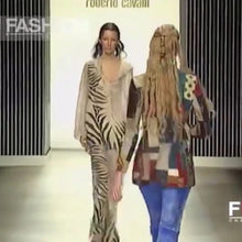 Carica l&#39;immagine nel visualizzatore di Gallery, Roberto Cavalli &quot;Zebra Set&quot; Runway S/S 1999
