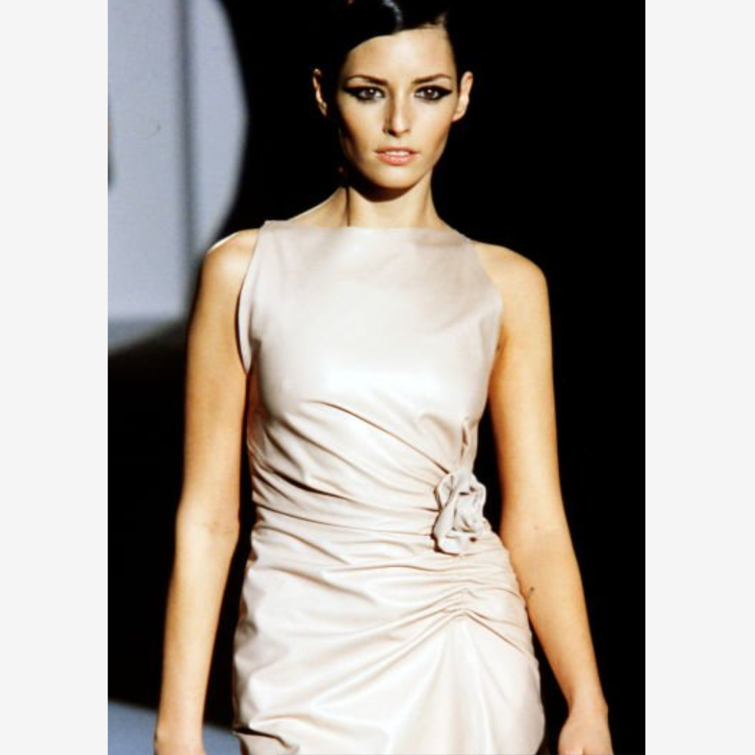 chinese dress ladies Tom Ford // Black Leather Detail Dress – VSP Consignment main image 1