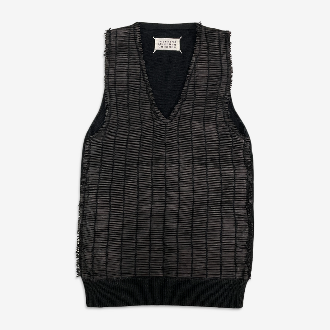 Maison Martin Margiela Leather Bands Sweater S/S 2011