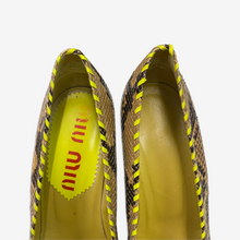 Carica l&#39;immagine nel visualizzatore di Gallery, Miu Miu &quot;Phython&quot; Heels S/S 1999
