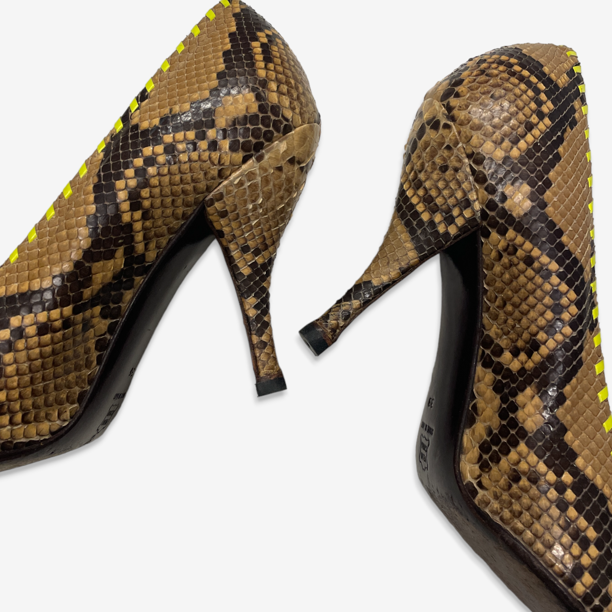 Miu Miu 00s ウエスタン パンプス western heels MIU MIU 2000'S WESTERN SLING BACK KITTEN HEELS - EU 39 / UK