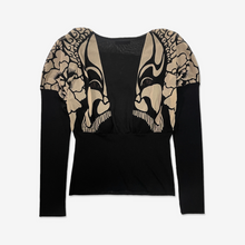 Carica l&#39;immagine nel visualizzatore di Gallery, Vivienne Tam &quot;Samurai&quot; Mesh Top
