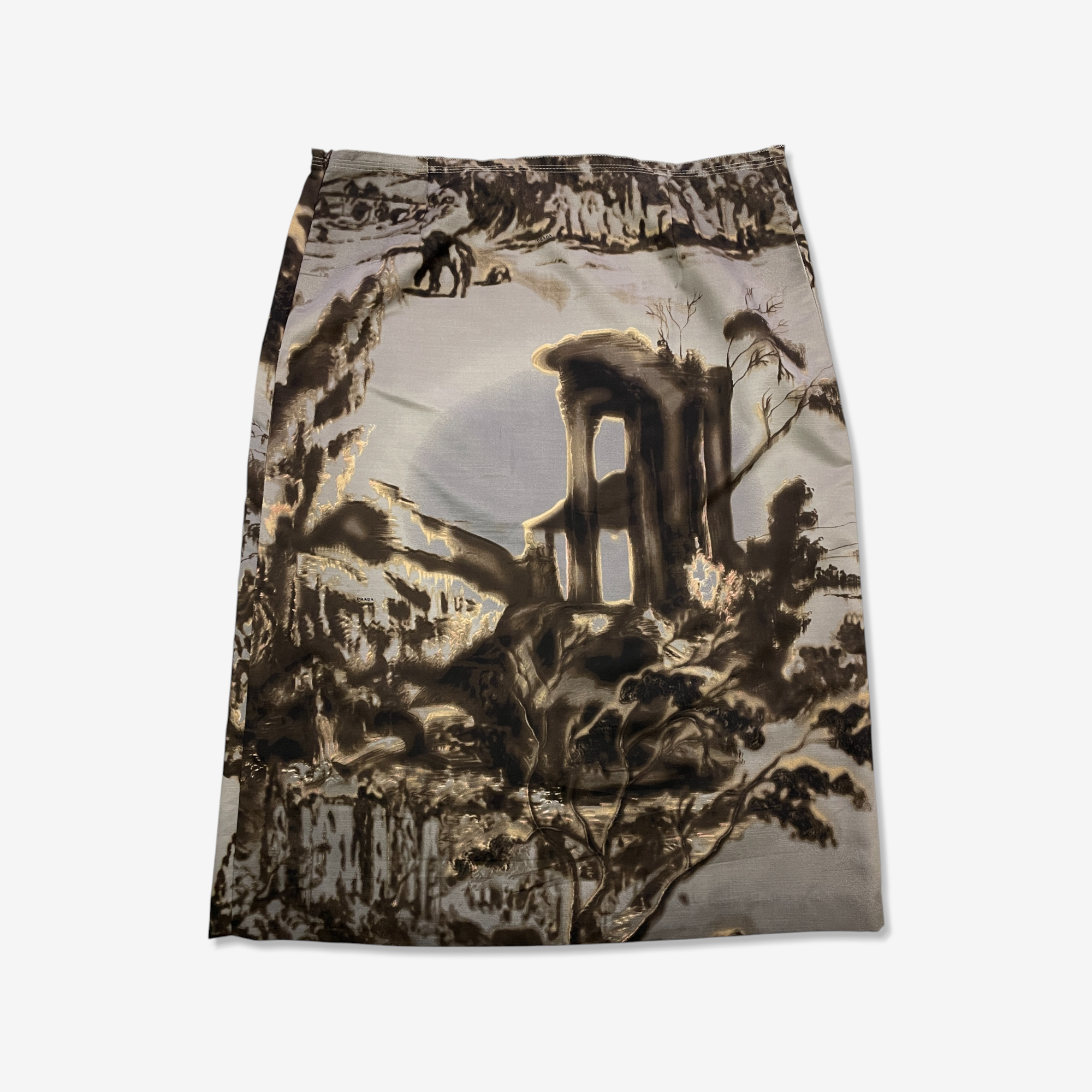 トップス PRADA F/W2004 Roman Ruins Landscape Top Оригінальна