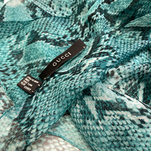Carica l&#39;immagine nel visualizzatore di Gallery, Gucci &quot;Python&quot; Silk Foulard Tom Ford Era S/S 2000
