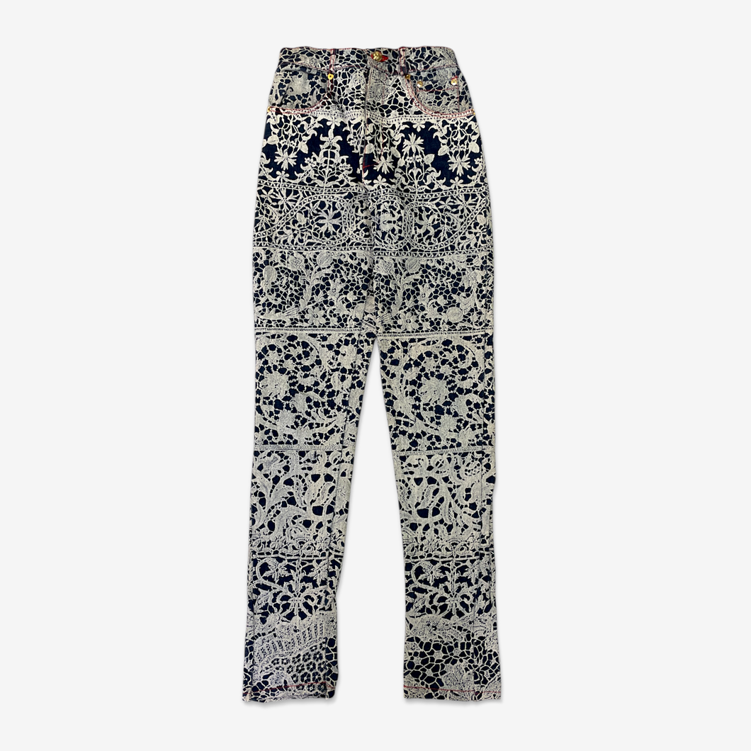Vivienne Westwood Lace Print Jeans 