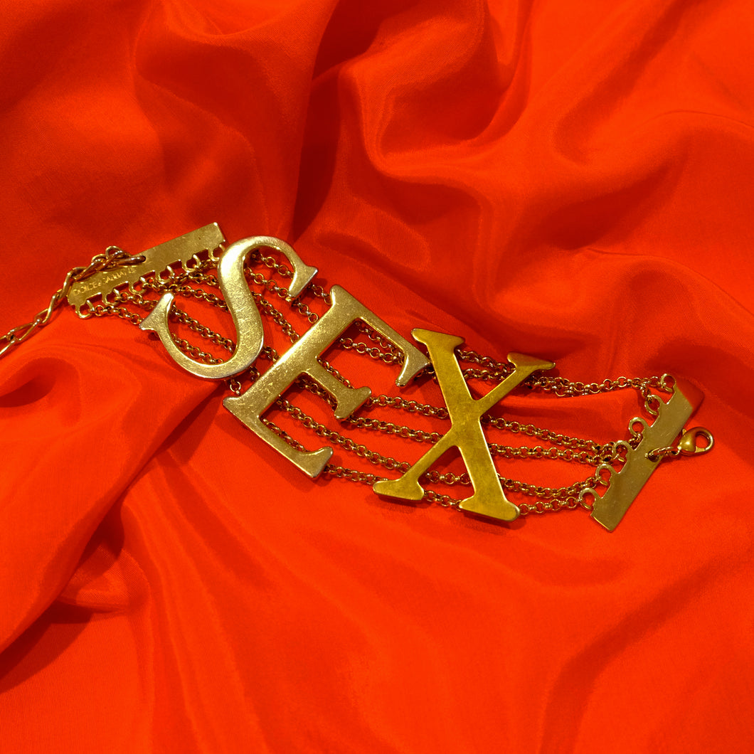 Dolce e Gabbana Iconic Runway Sex Bracelet