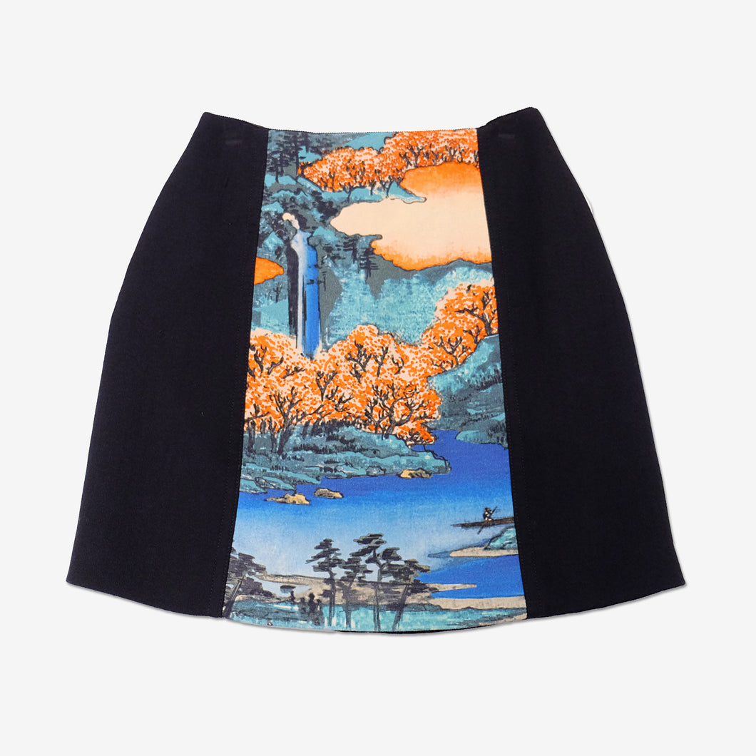 Carven Japanese Landscape Skirt