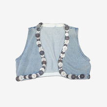 Carica l&#39;immagine nel visualizzatore di Gallery, Fendissime vintage denim gilet
