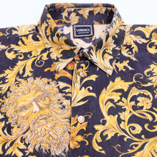 Carica l&#39;immagine nel visualizzatore di Gallery, Versace Jeans Couture Black Gold Baroque Shirt
