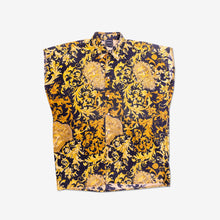 Carica l&#39;immagine nel visualizzatore di Gallery, Versace Jeans Couture Black Gold Baroque Shirt
