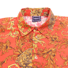 Carica l&#39;immagine nel visualizzatore di Gallery, Versace Jeans Couture Red Gold Baroque Shirt
