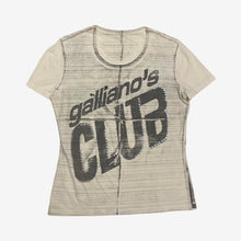 Carica l&#39;immagine nel visualizzatore di Gallery, John Galliano &quot;Galliano&#39;s Club&quot; T-shirt
