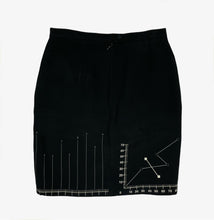 Carica l&#39;immagine nel visualizzatore di Gallery, Moschino Vintage Love Charts + Graphs Skirt
