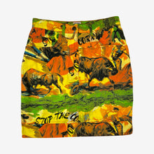 Carica l&#39;immagine nel visualizzatore di Gallery, Moschino Jeans &quot;Stop the Corrida System&quot; Skirt
