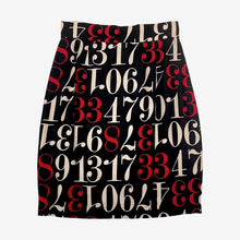 Carica l&#39;immagine nel visualizzatore di Gallery, Moschino Cheap And Chic &quot;Numbers&quot; Skirt

